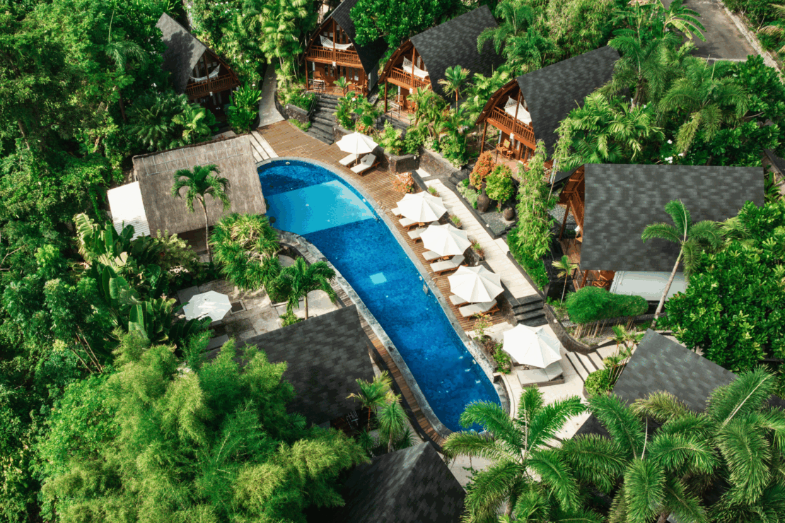 Lumbung Village Arial View 3