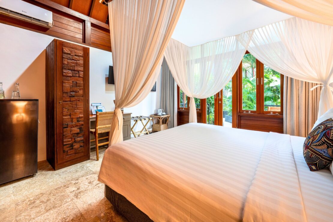 Lumbung Cottage Garden View Bed